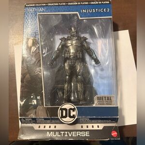 DC Batman Figure – Black and Gray Armor